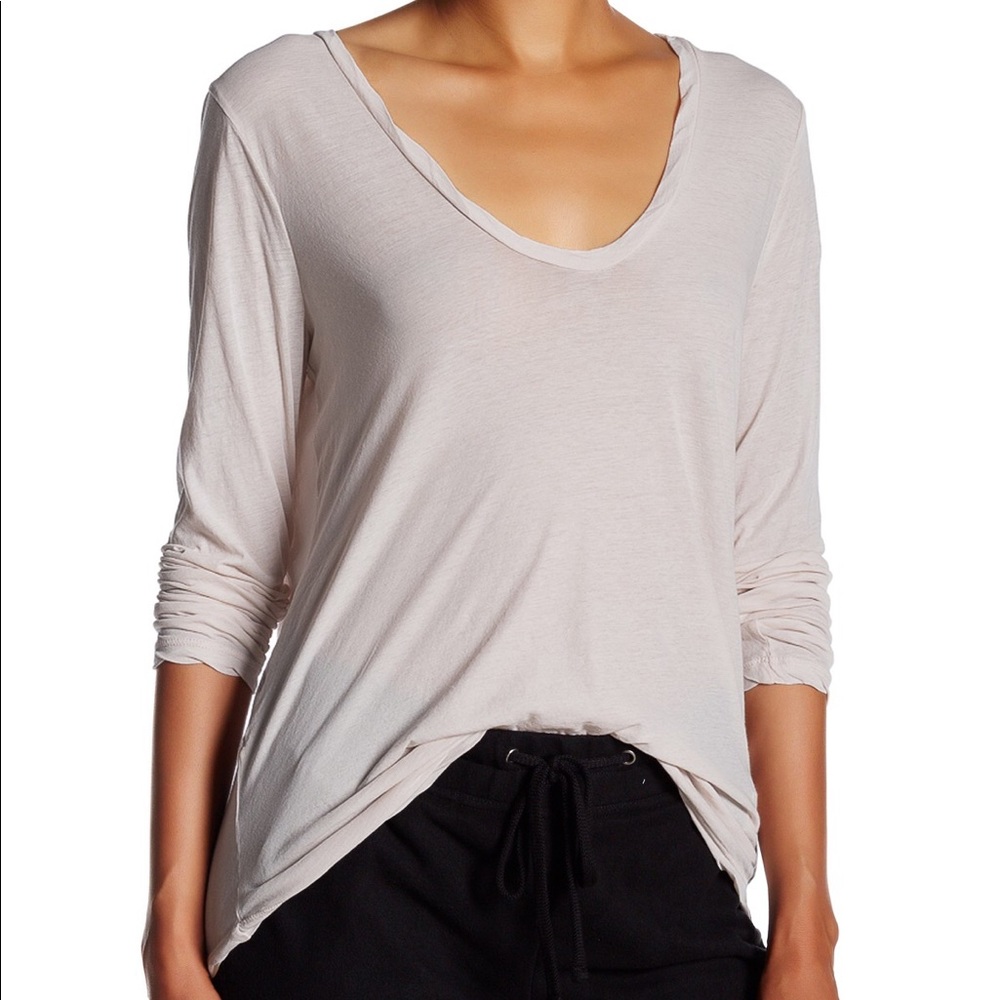 James Perse high gauge long sleeve tee